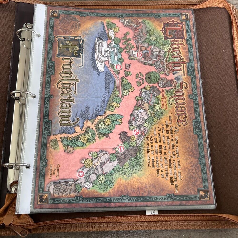 Disney Sorcerers of the Magic Kingdom SOTMK Card Lot 50+ Cards with Binder & Map - Picture 3 of 10
